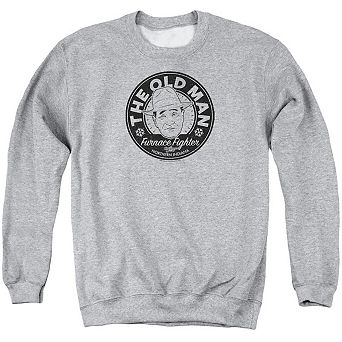 A Christmas Story The Old Man Adult Crewneck Sweatshirt