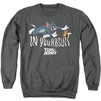 Tom And Jerry Movie In Pursuit Adult Crewneck Sweatshirt