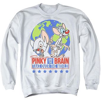 Pinky And The Brain Campaign Adult Crewneck Sweatshirt