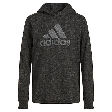 Boys 8-20 adidas Long Sleeve Hooded T-Shirt in Regular & Plus Size