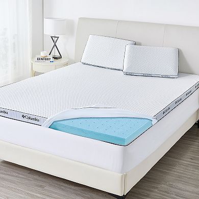 Columbia Super Cool Comfort 3-Inch Memory Foam Mattress Topper