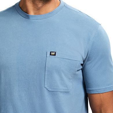 Men's Caterpillar Cat Logo Pocket Tee