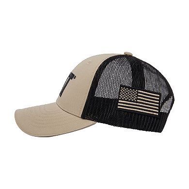 Men's Caterpillar Cat Logo Flag Hat