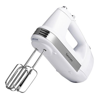 Kenmore 5-Speed Hand Mixer with Accessory Storage Case