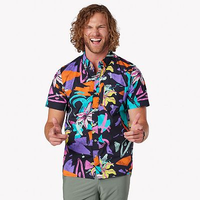 Men's Chubbies Button-Up Short Sleeve Friday Shirt