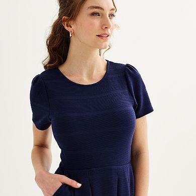 Women's Draper James Short Sleeve Knit Tee Mini Dress