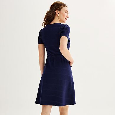 Women's Draper James Short Sleeve Knit Tee Mini Dress