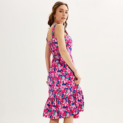 draper james pink floral dress Isla Mini Dress | Color - Pink Multi / 12