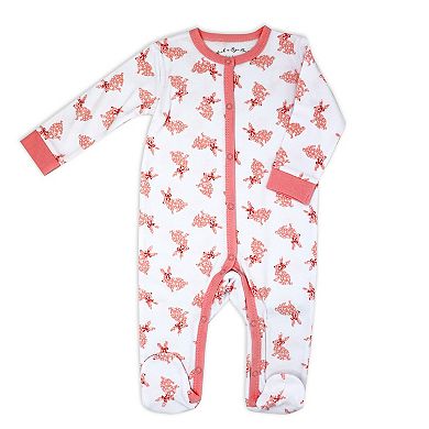 Baby Girls Floral Bunny Layette, 5 Piece Set
