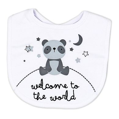 Baby Boys and Girls Panda World Layette, 5 Piece Set