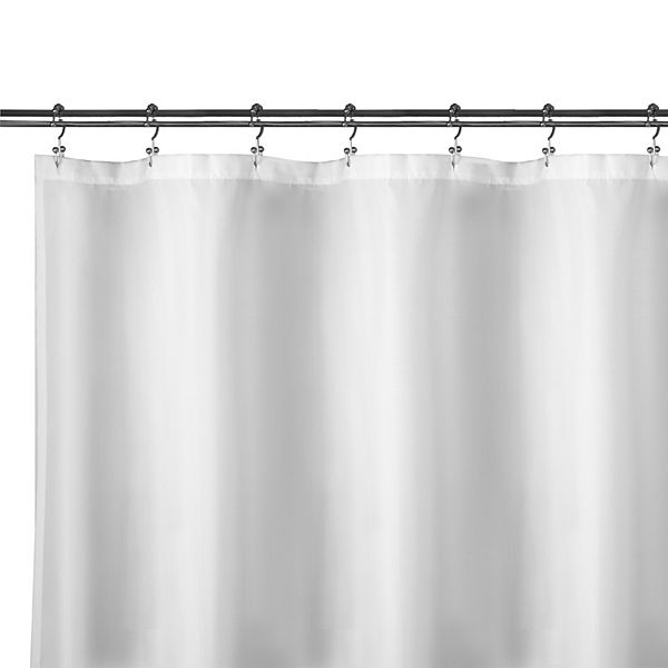 Liba Cloth Fabric Shower Curtain, Heavy Duty Waterproof