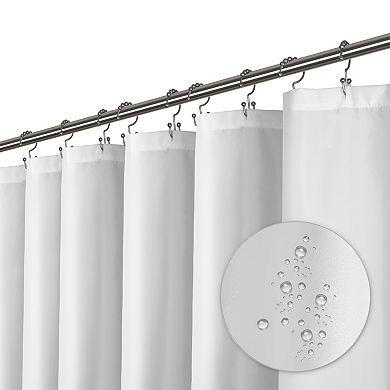 Liba Cloth Fabric Shower Curtain, Heavy Duty Waterproof - 36" W X 72" H