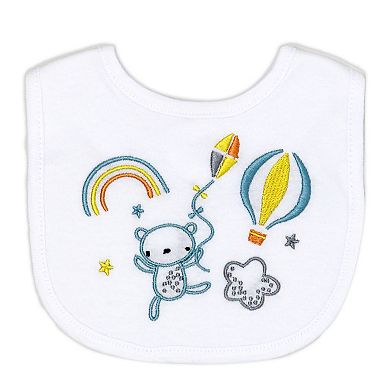 Baby Boys and Girls Rainbows and Balloons Layette, 5 Piece Set