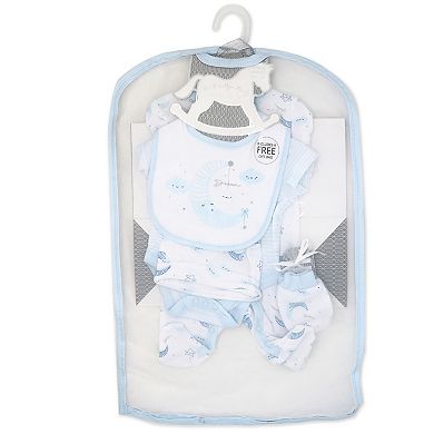 Baby Boys Dreaming Moon Layette, 5 Piece Set
