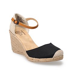 Kohls store black wedges