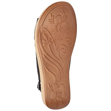 Easy Street Gannett Women's Slingback Wedge Sandals