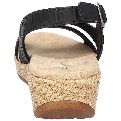 Easy Street Gannett Women's Slingback Wedge Sandals