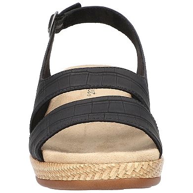 Easy Street Gannett Women's Slingback Wedge Sandals