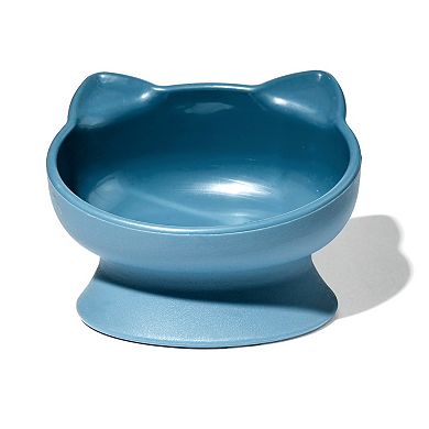 Kitty City Large Raised Kitty Shaped Bowl 2-pc. Set