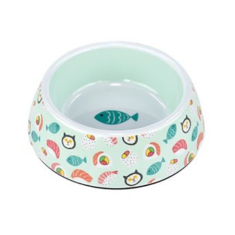 Kitty City Blue Sushi Cat Bowl