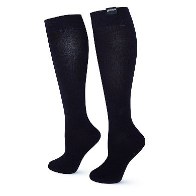 Women's LECHERY® Classic Cotton Blend Woven Tab Knee-Highs