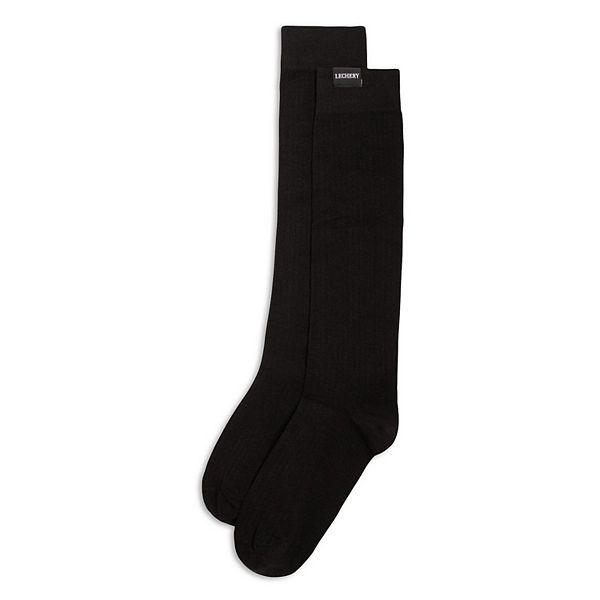 Women's LECHERY® Classic Cotton Blend Woven Tab Knee-Highs