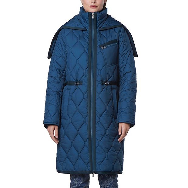 Women's Andrew Marc Marc New York Split Hood Quilted Anorak Jacket