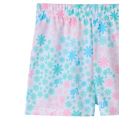 Toddler Girls Barbie® Short Sleeve Top & Shorts Pajama Set