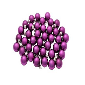 40 ct Shiny Glass Christmas Ball Ornaments