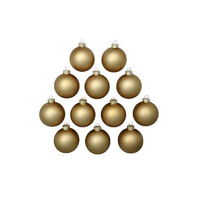 12ct Matte Finish Christmas Ball Ornaments