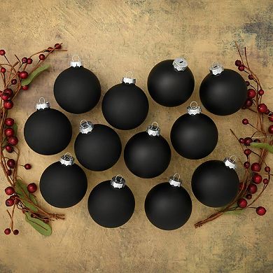 12ct Matte Finish Christmas Ball Ornaments