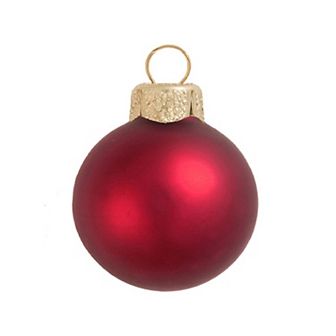 12 ct Matte Finish Christmas Ball Ornaments