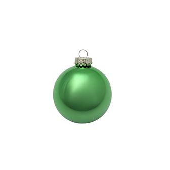 8 ct Shiny Glass Christmas Ball Ornaments