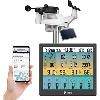 7-in-1 Wireless Weather Station 10" with 6-Day Forecast