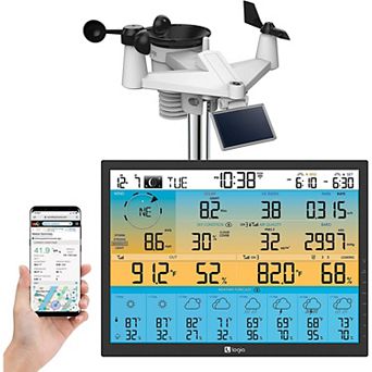 7-in-1 Wireless Weather Station 19" with 8-Day Forecast