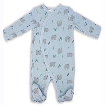 Baby Boys and Baby Girls Polar Bear Quilted Footie