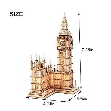 DIY 3D Puzzle - Big Ben - 220pcs