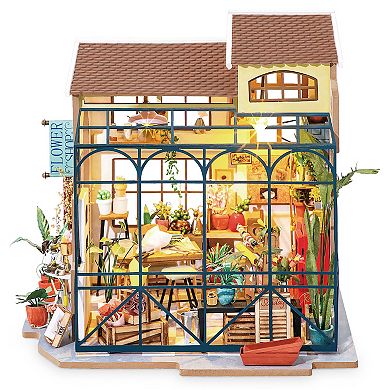 DIY 3D House Puzzle - Emily's Flower Shop 258pcs