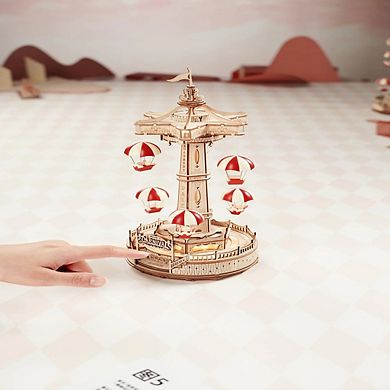 DIY 3D Electro Mechanical Puzzle - Parachute Tower 184Pcs