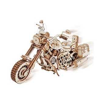 DIY 3D Moving Gears Puzzle - Motorcycle Cruiser - 420 pc