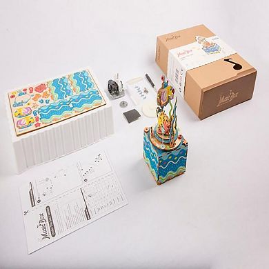 DIY 3D Music Box Puzzle - Under the Sea - 81pcs