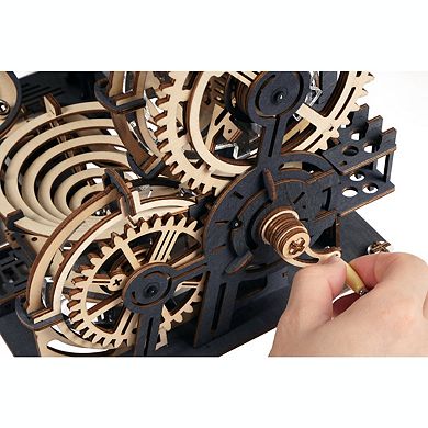 DIY 3D Moving Gears Puzzle - Marble Night City - 253 pcs