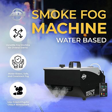American Dj Mister Kool Ii Wired Remote Low Lying Water Based Smoke Fog Machine
