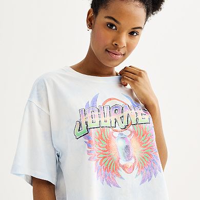 Juniors' Journey Logo Cropped Graphic Tee