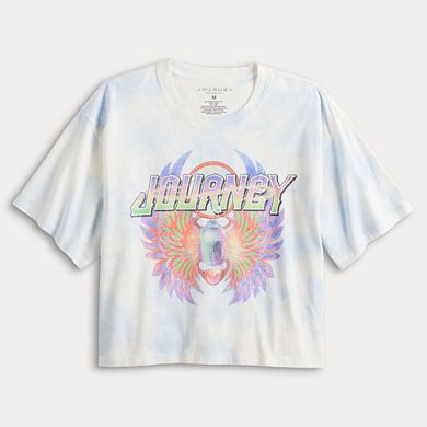 Juniors' Journey Logo Cropped Graphic Tee