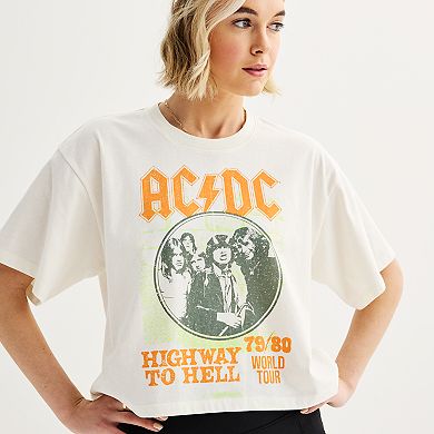 Juniors' AC/DC Highway To Hell Graphic Tee