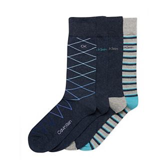 Men's Calvin Klein Pattern Dress Socks 4-Pack