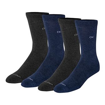 Men's Calvin Klein Hybrid Cushion Dress Sock 4-Pack