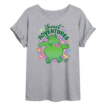 Juniors' Candy Land Sweet Adventures Plumpy Oversized Tee
