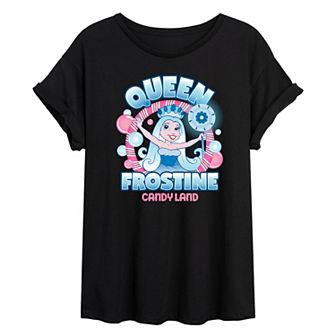Juniors' Candy Land Queen Frostine Oversized Tee